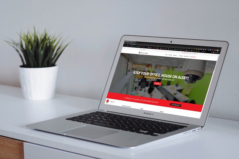 Security Services based Business Website